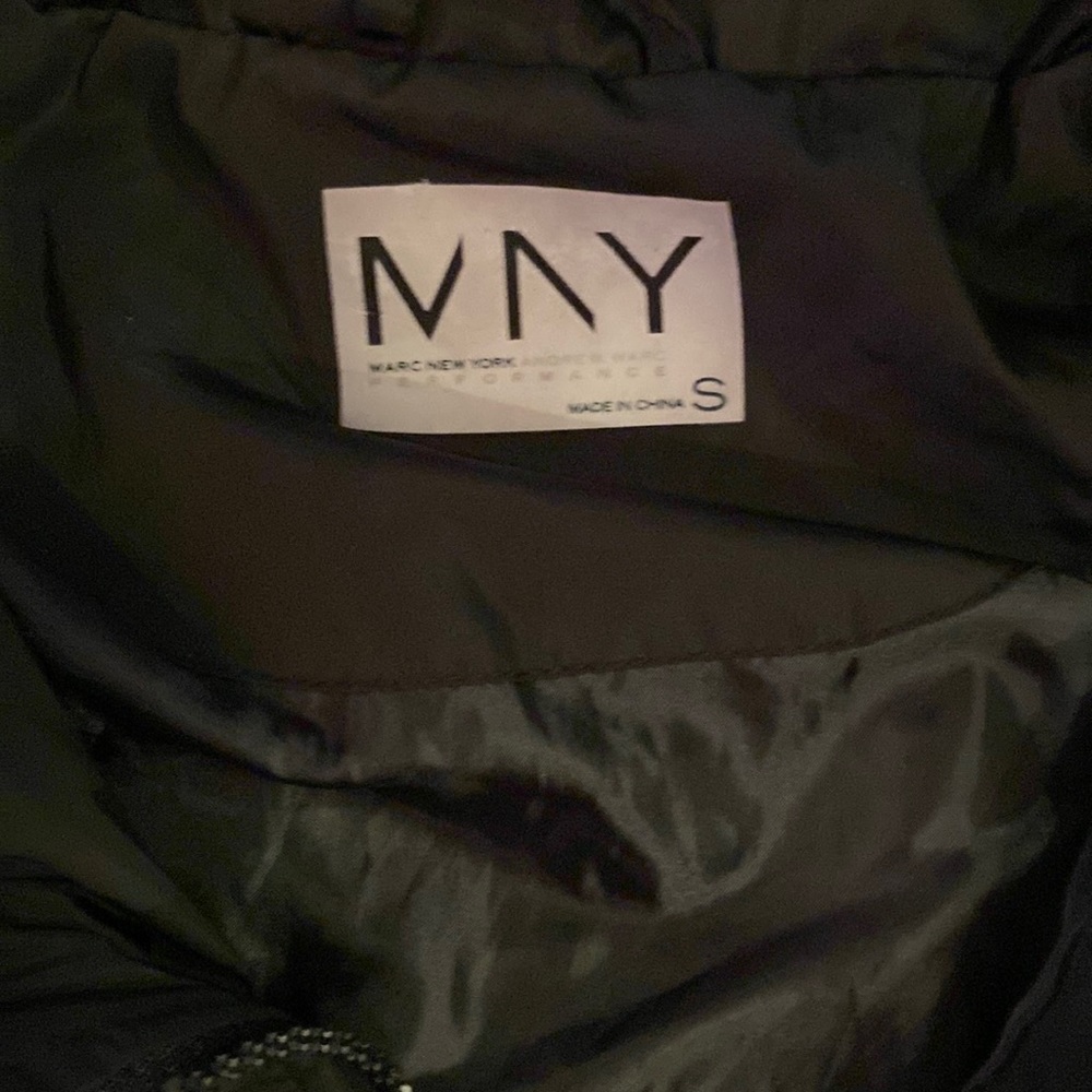 🎉HP🎉Marc NY Performance Quilted Puffer Vest Faux Leather Trim women’s Small - Picture 5 of 14